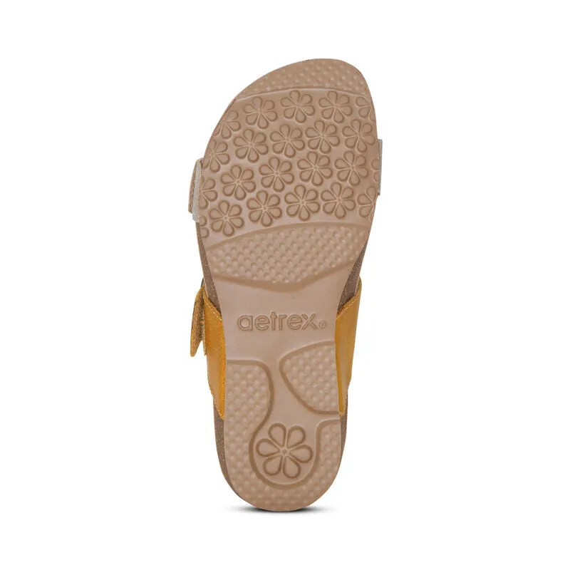 Aetrex Women's Daisy Sandal - Sunflower SC547