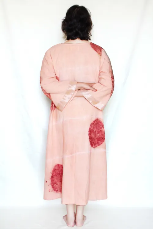 Bageeya “Mrigank ” Natural Dyed Handcrafted Organic Cotton Button Down Dress