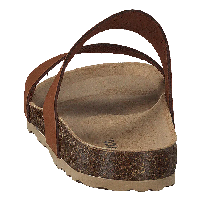 Biabetricia Twin Strap Sandal Cognac 2