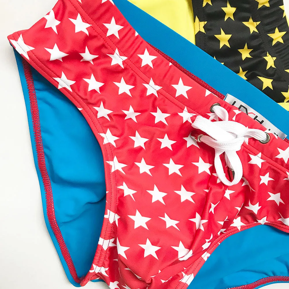 Briefs Star Low-Waist Sexy Man'E Swimwear