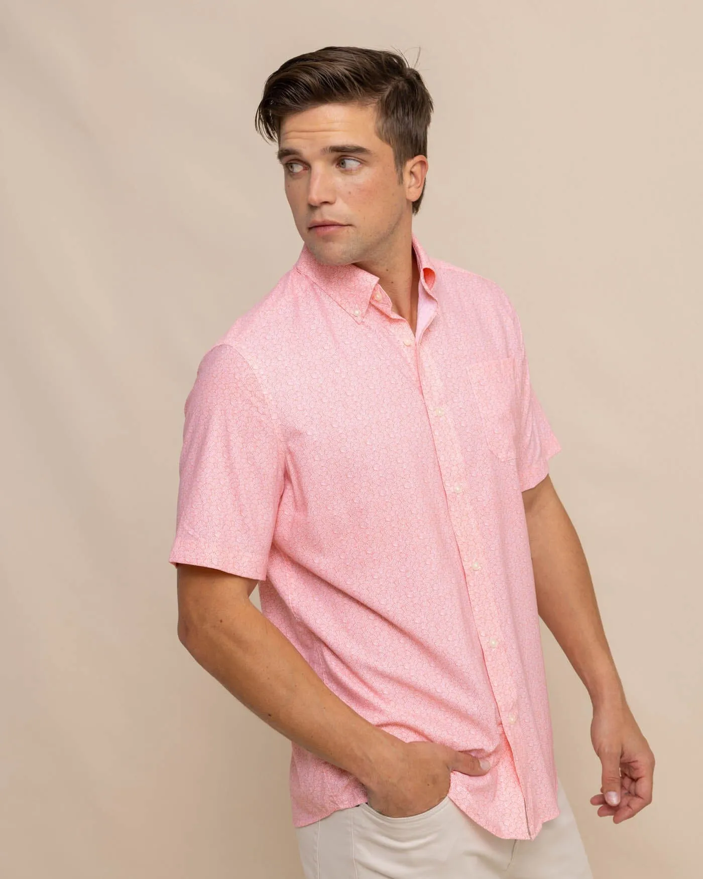 brrr°® Intercoastal What the Shell Short Sleeve Sport Shirt