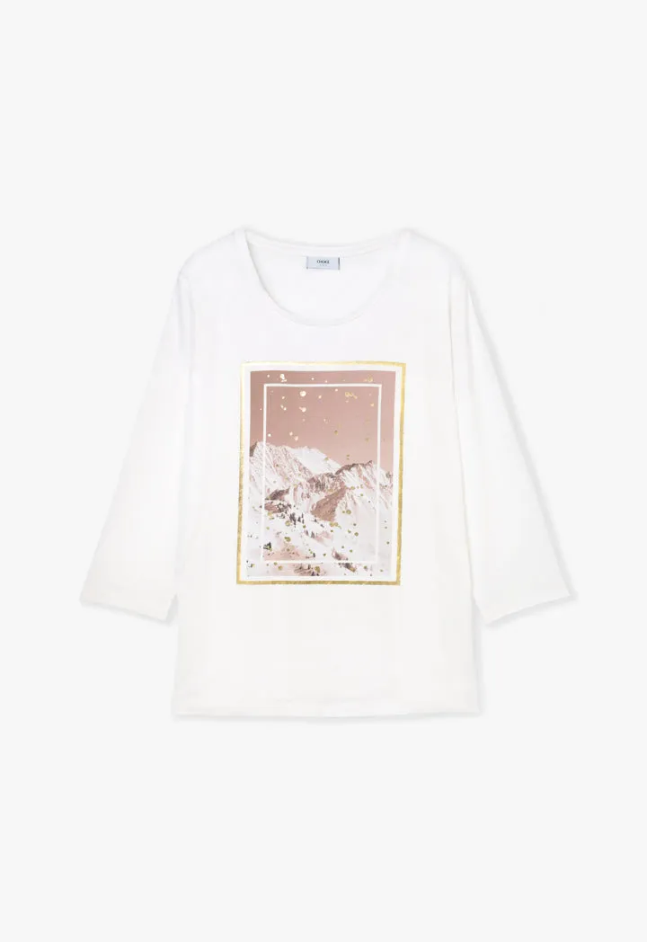 Choice Graphic Print T-Shirt Offwhite