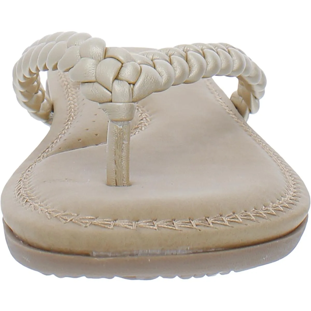 Cliffs by White Mountain Womens Freedom  Braided Slip On Thong Sandals