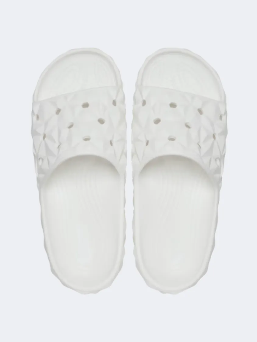 Crocs Classic Geometric V2 Unisex Lifestyle Slide White