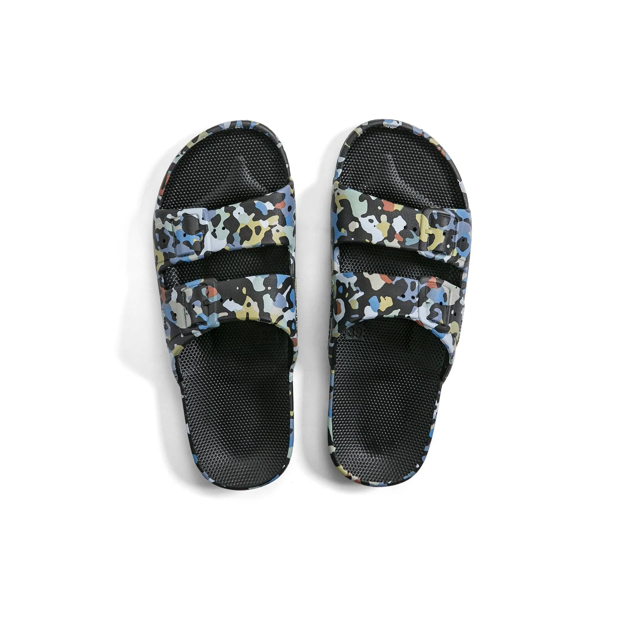 Freedom Moses Sandals Mercury Black