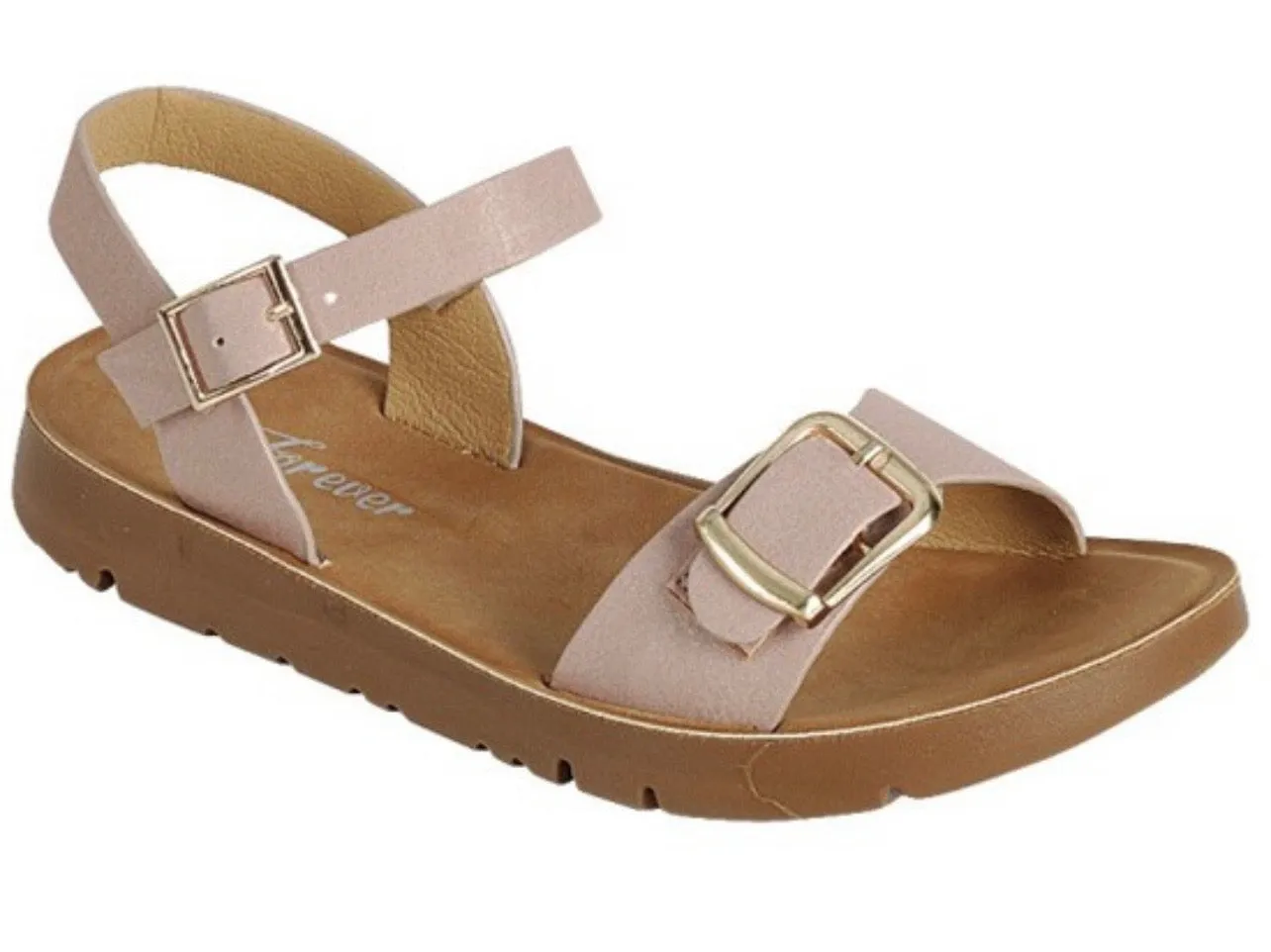 Front Buckle w/Ankle Buckle Sandal