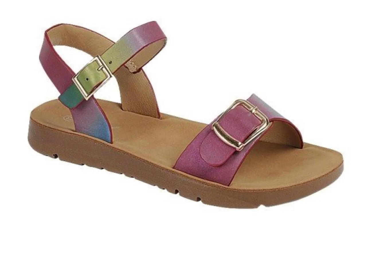 Front Buckle w/Ankle Buckle Sandal