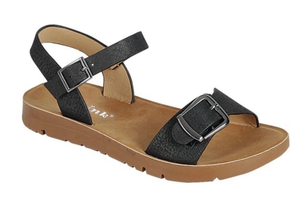 Front Buckle w/Ankle Buckle Sandal