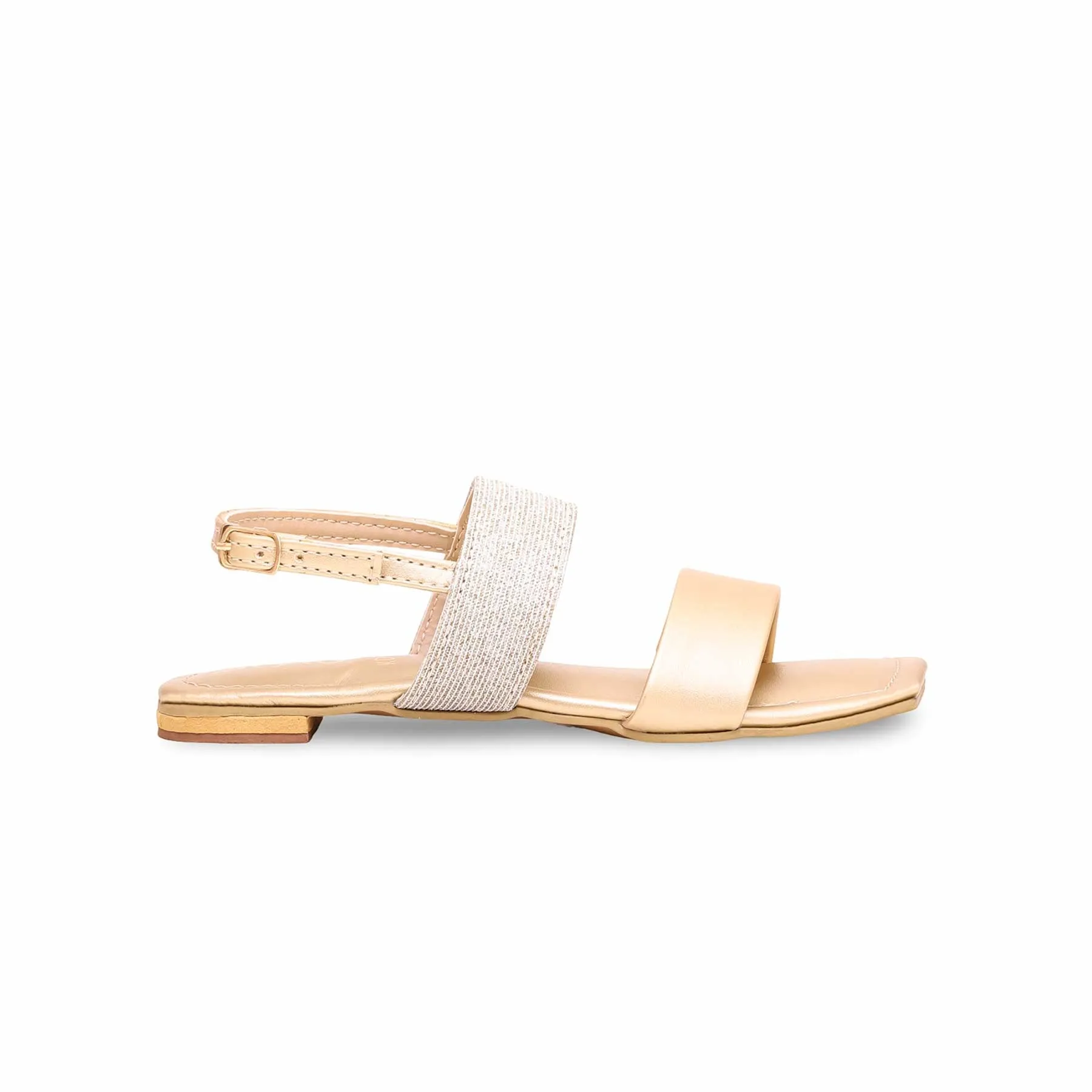 Girls Golden Formal Sandal KD7891