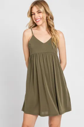 Iris Dress - Olive