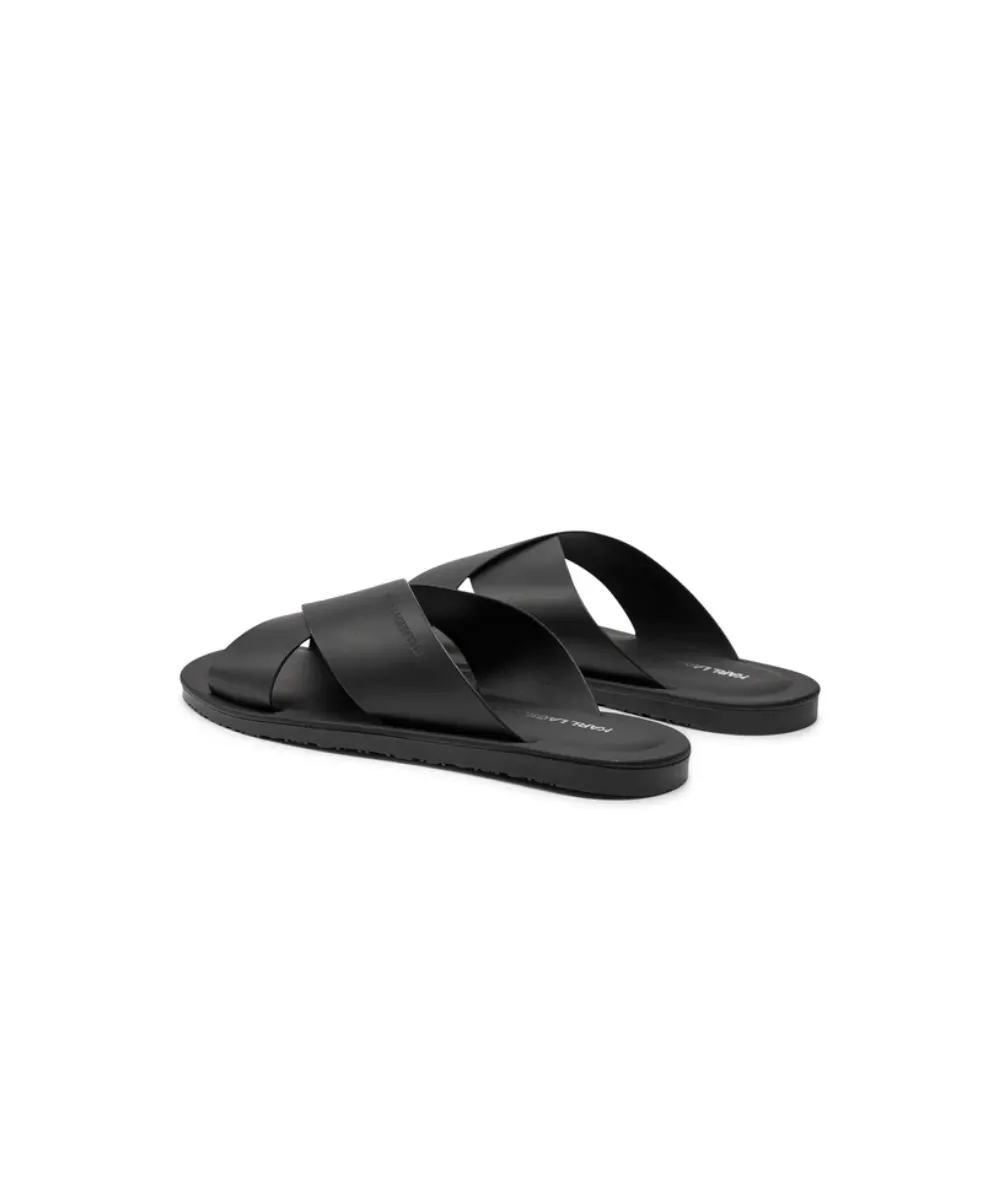 KARL LAGERFELD KASTOR III KROSS STRAP SANDALS