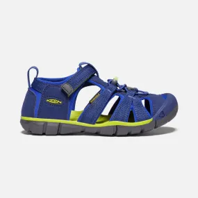 Keen Blue Depths/Chartreuse Seacamp II CNX Children's Sandal