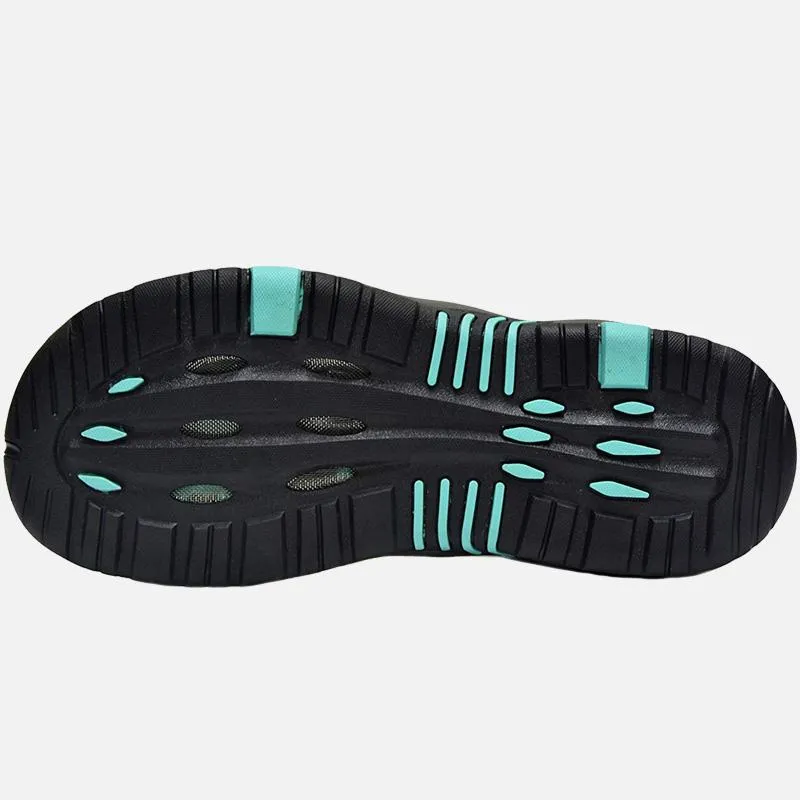 Knixmax Herren Closed Toe Sandalen Grün Wide Fit Sport Sommerschuhe (Upgrade Version)