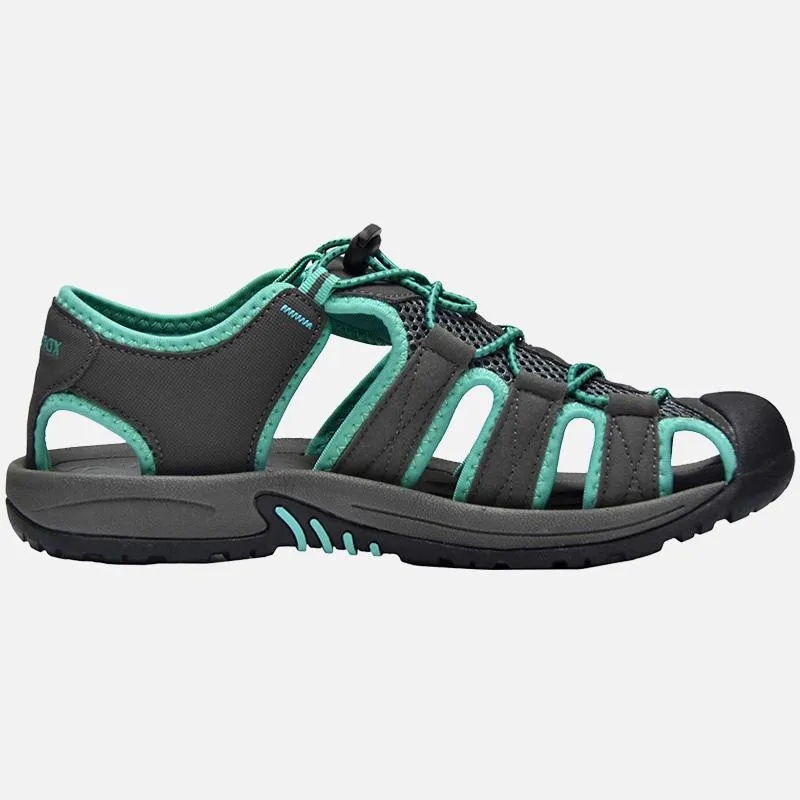 Knixmax Herren Closed Toe Sandalen Grün Wide Fit Sport Sommerschuhe (Upgrade Version)