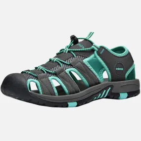 Knixmax Herren Closed Toe Sandalen Grün Wide Fit Sport Sommerschuhe (Upgrade Version)