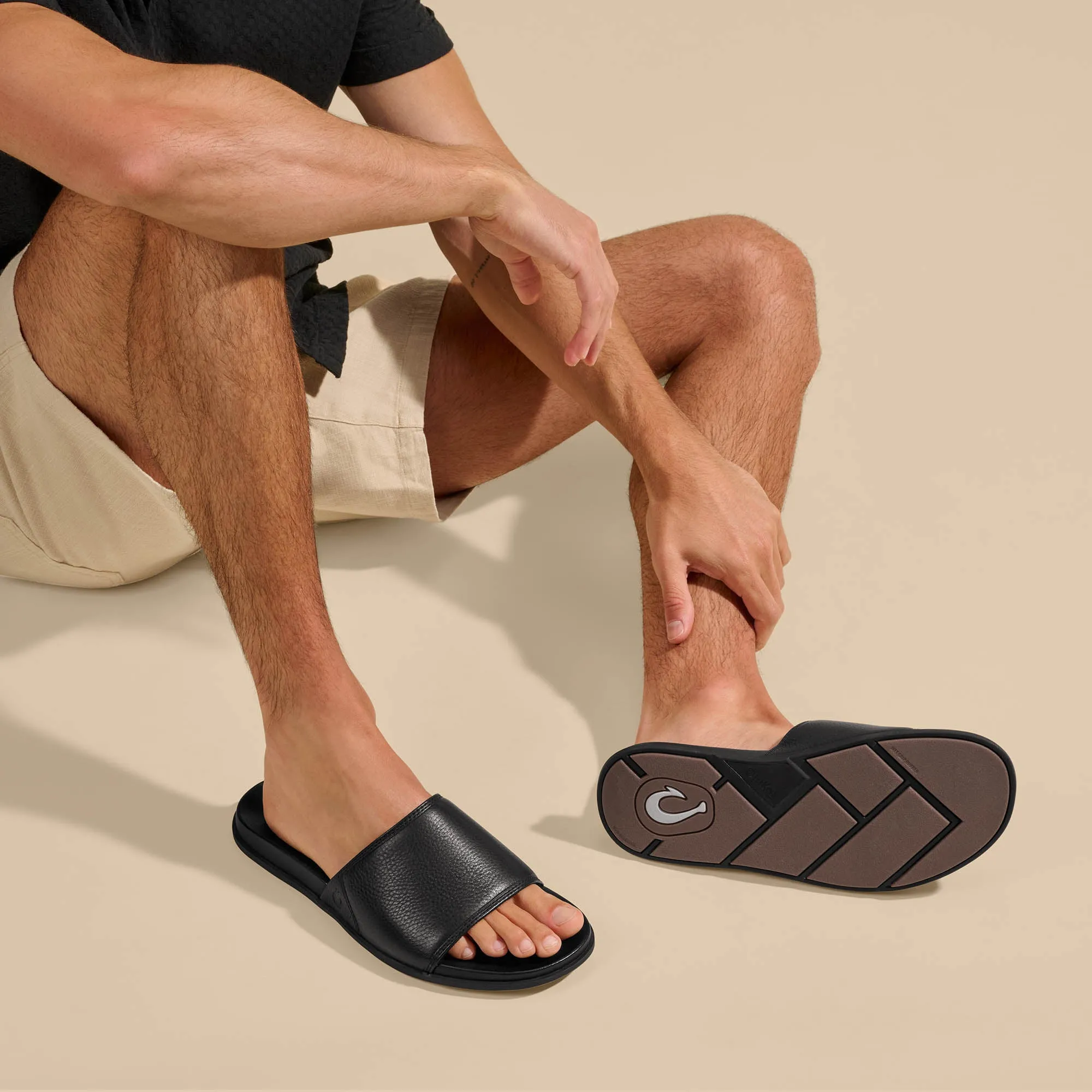 ‘Ōlali Slide - Black / Black