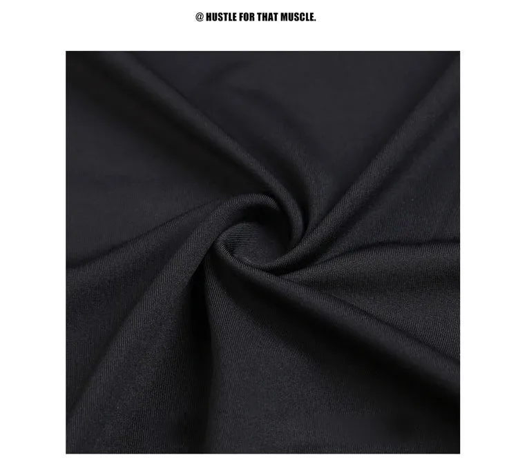Men Tight Bodybuilding Sport T-shirt Quick Dry Running