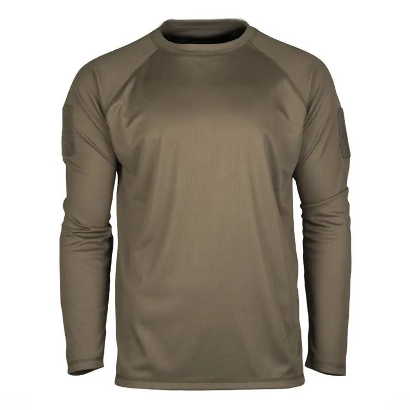 Mil-Tec Tactical Quick Dry Langarmshirt Oliv