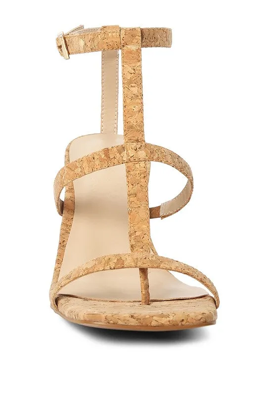 MIRABELLA Open Square Toe Block Heel Sandals