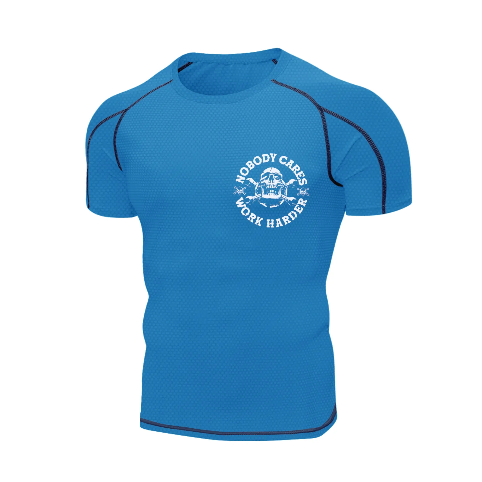 NOBODY QUICK DRY HONEYCOMB RAGLAN GRAPHIC TEE