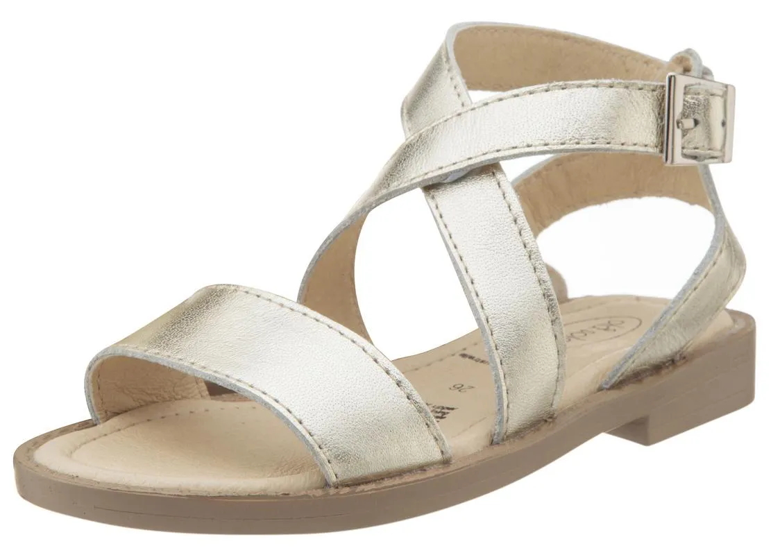 Old Soles Girl's Gold Khaleesi Leather Sandals