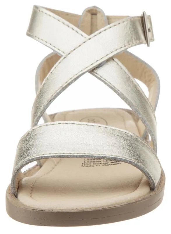 Old Soles Girl's Gold Khaleesi Leather Sandals