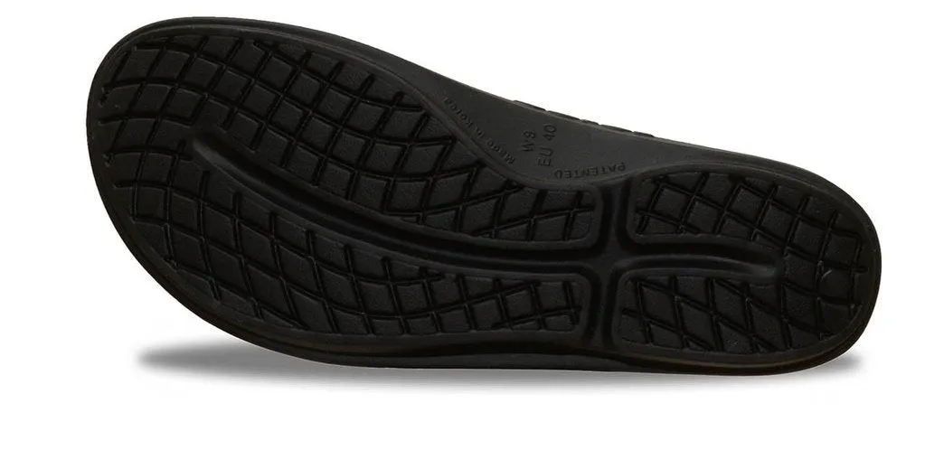 OOFOS Ooahh Slide Mens Slip On Sandals Black 1100BLK