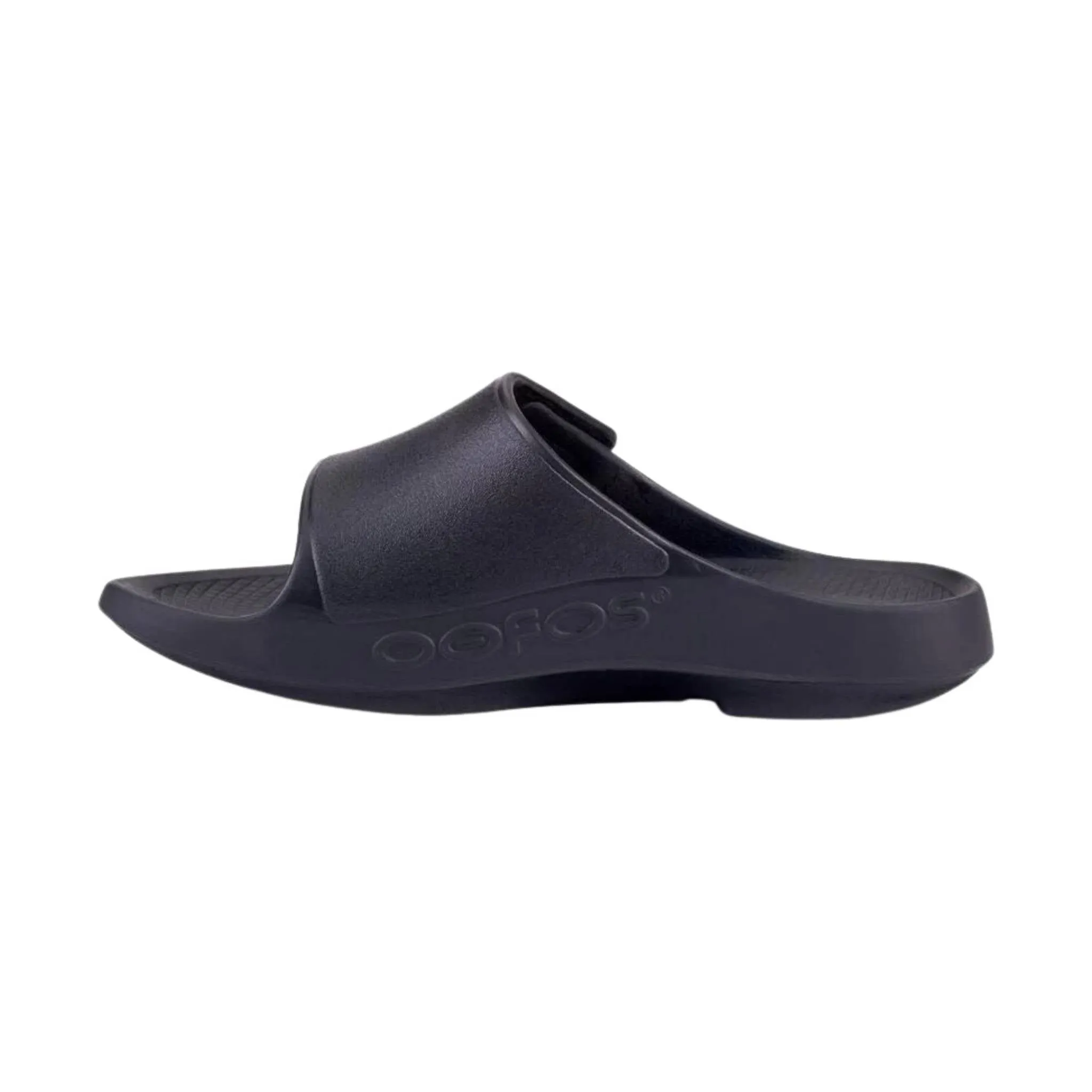 OOfos OOahh Sport Flex Slide - Matte Black