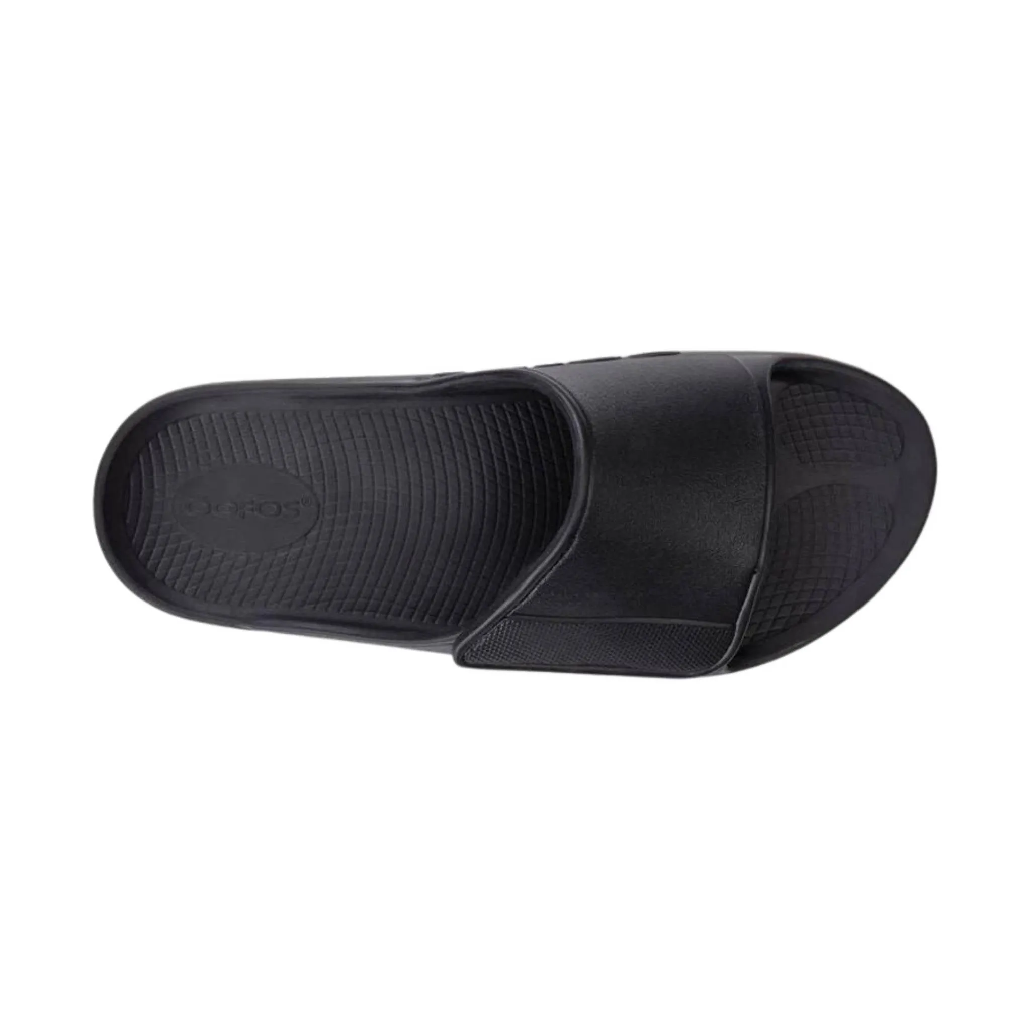OOfos OOahh Sport Flex Slide - Matte Black