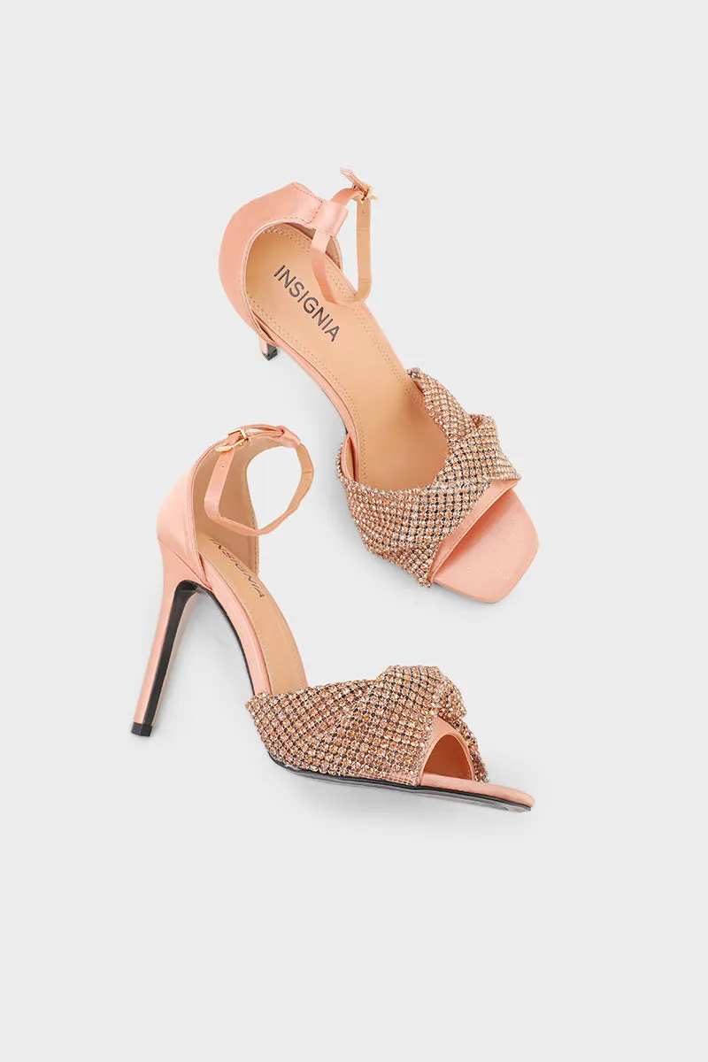 Party Wear Sandal I23717-Peach