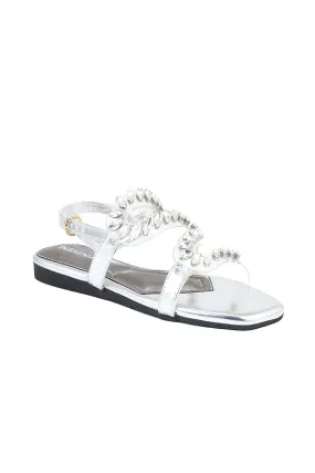 Party Wear Sandal I38567-Silver