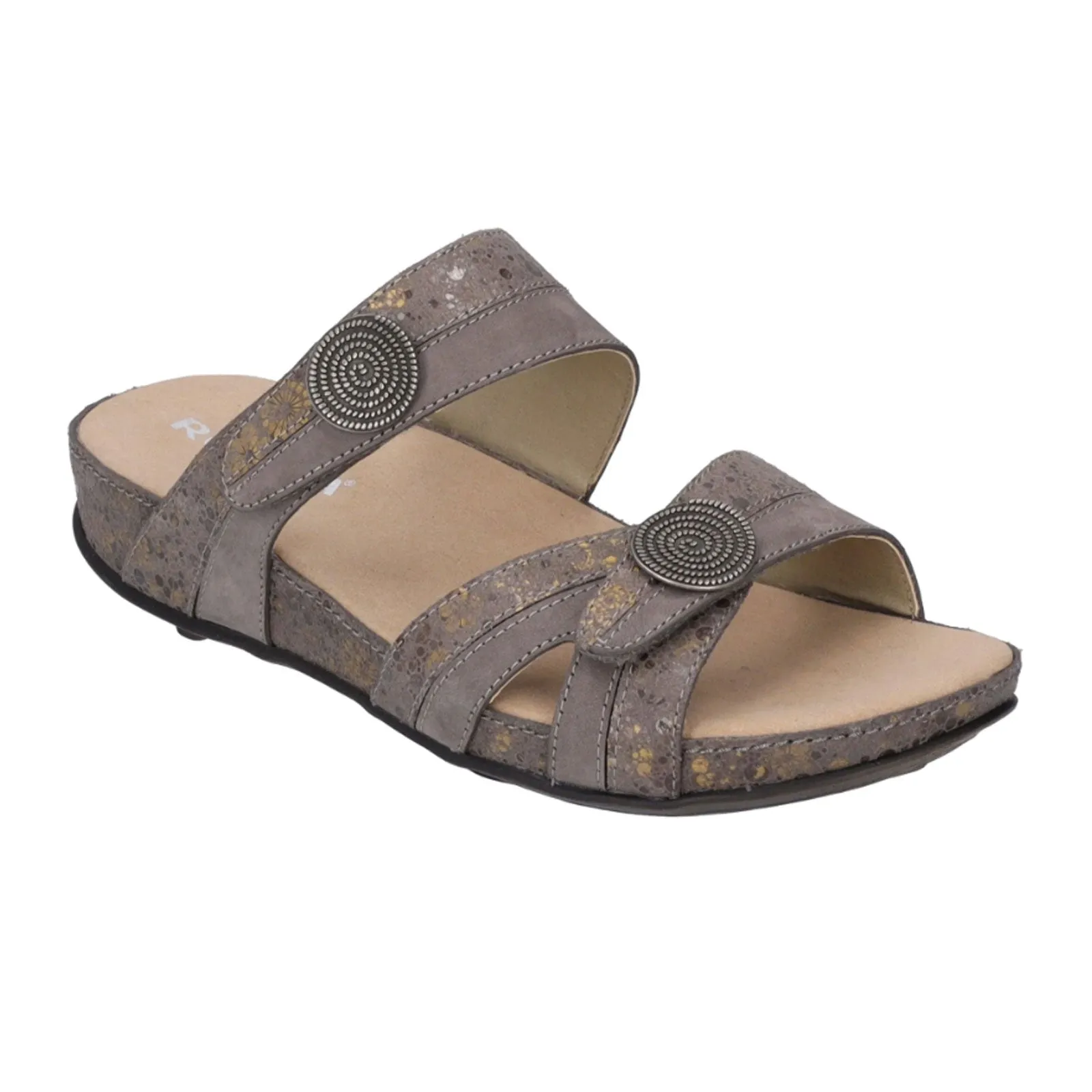 Romika Fidschi 22 Slide Sandal (Women) - Taupe Multi