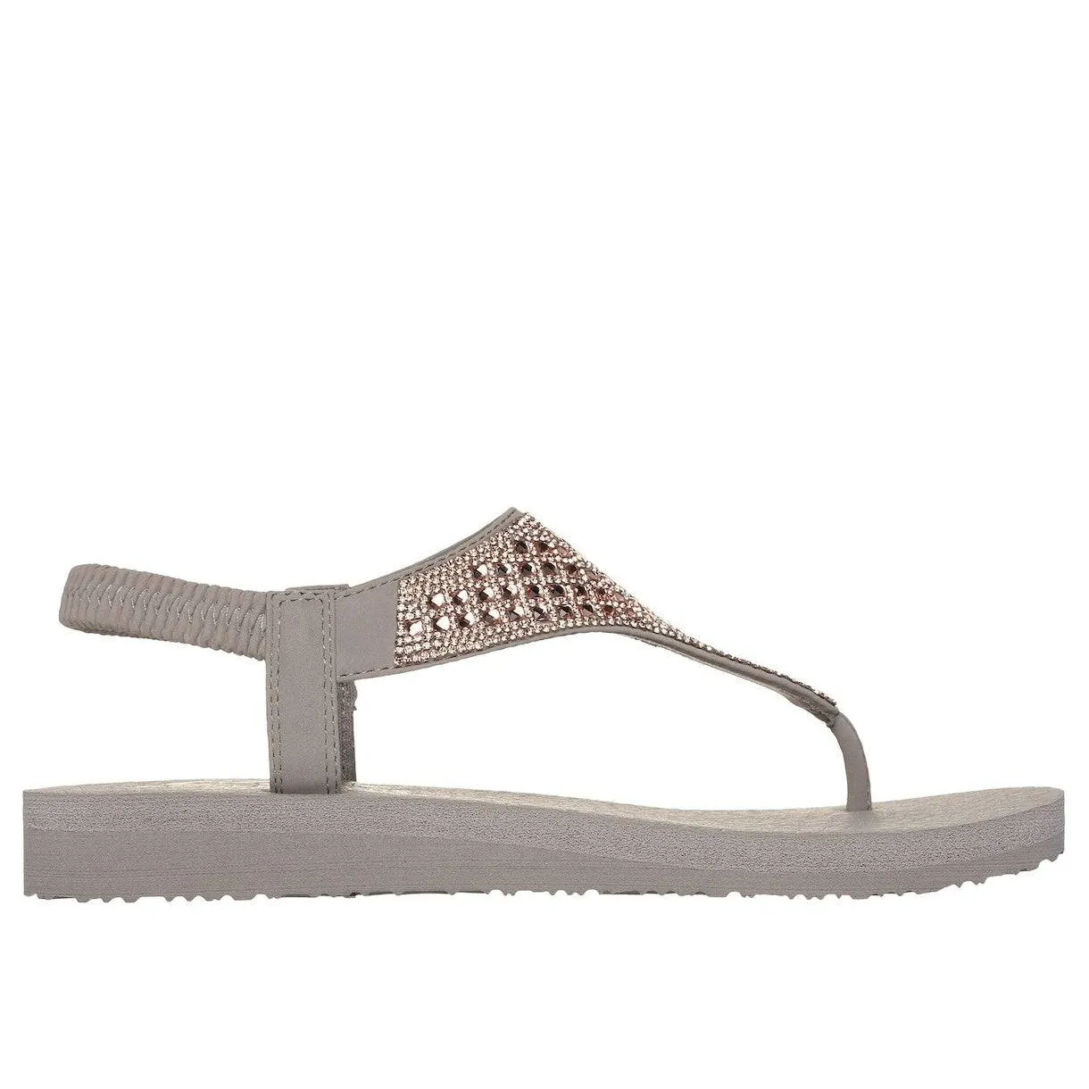 Skechers 119770 Meditation - Rockstar Ladies Taupe Vegan Sandals