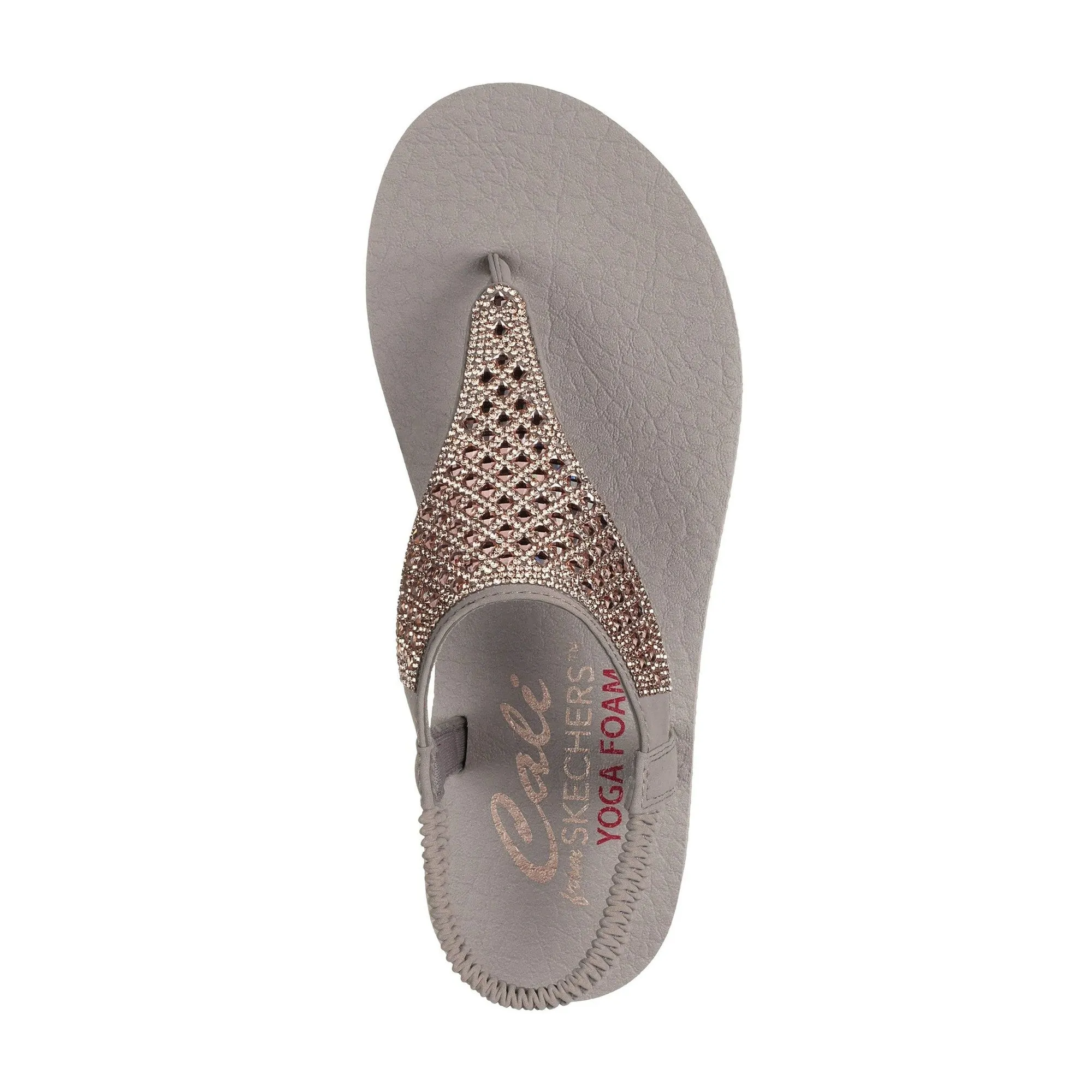 Skechers 119770 Meditation - Rockstar Ladies Taupe Vegan Sandals