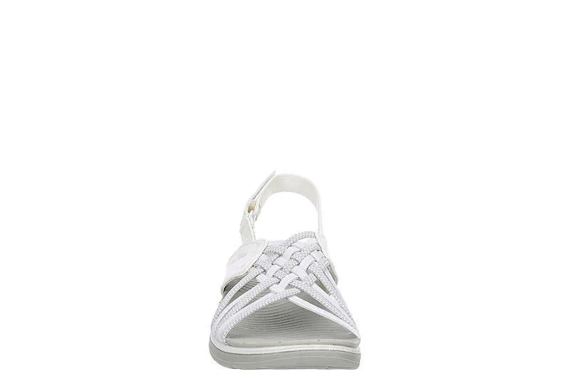 Skechers Womens Arch Fit Reggae Sport Hometown White Grey