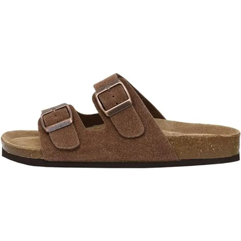 Sleek Dual Strap Slide Sandals For Women