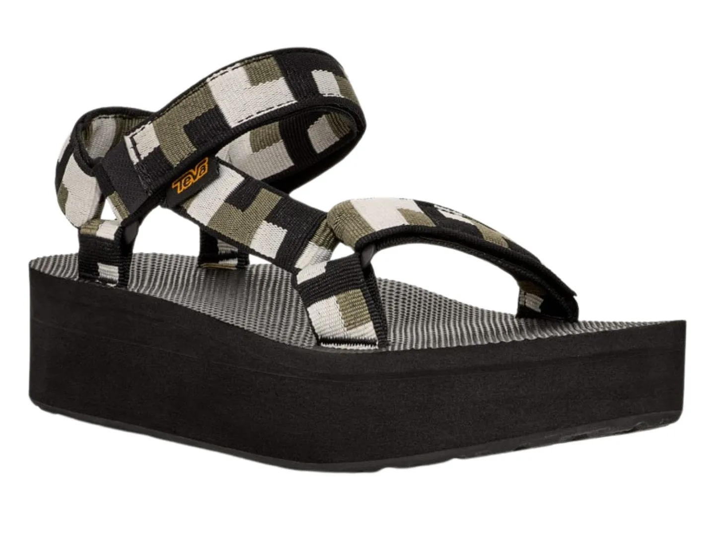 Teva: Flatform Universal Retro Shapes in Black