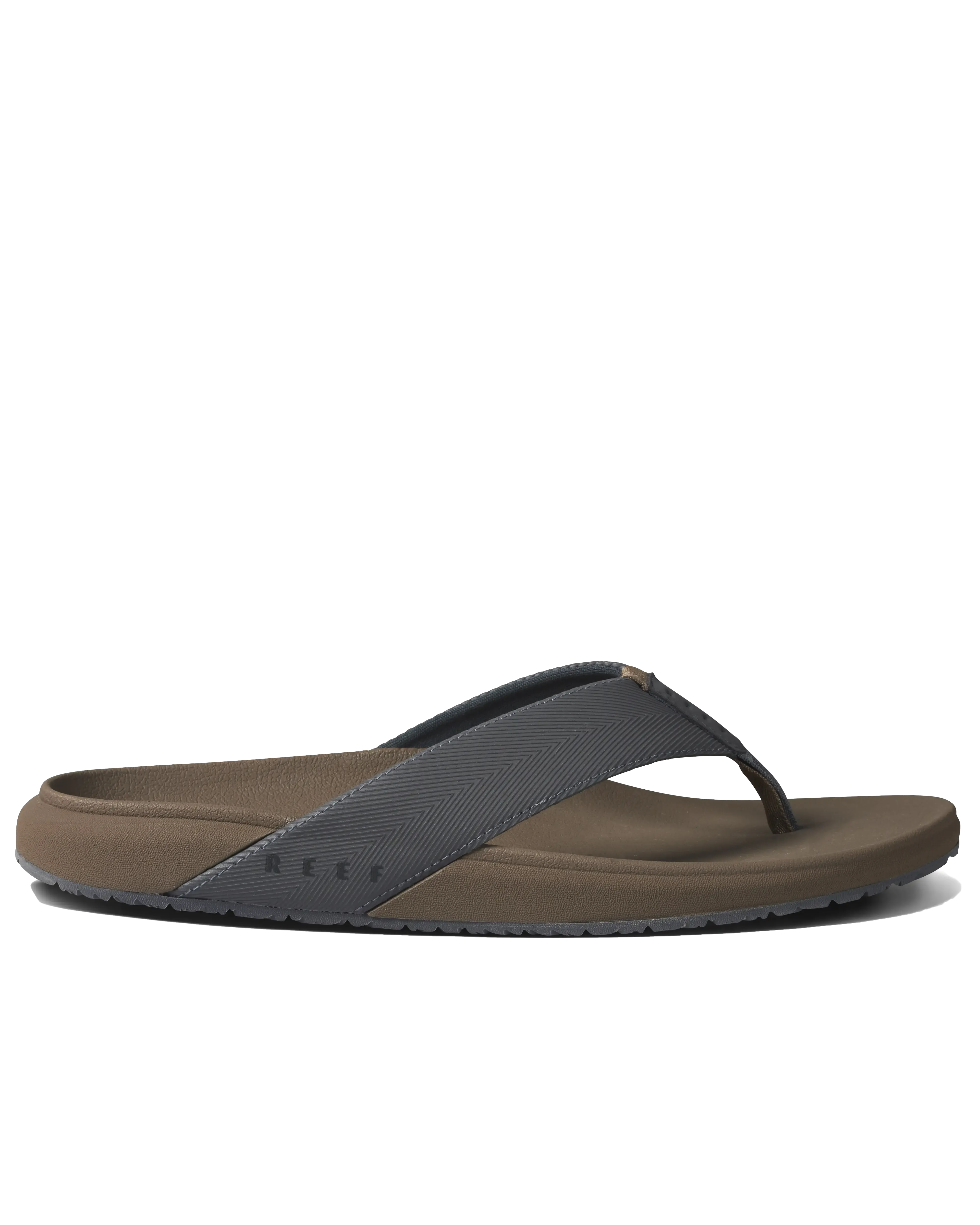 The Raglan Flip Flops in Fossil & Grey