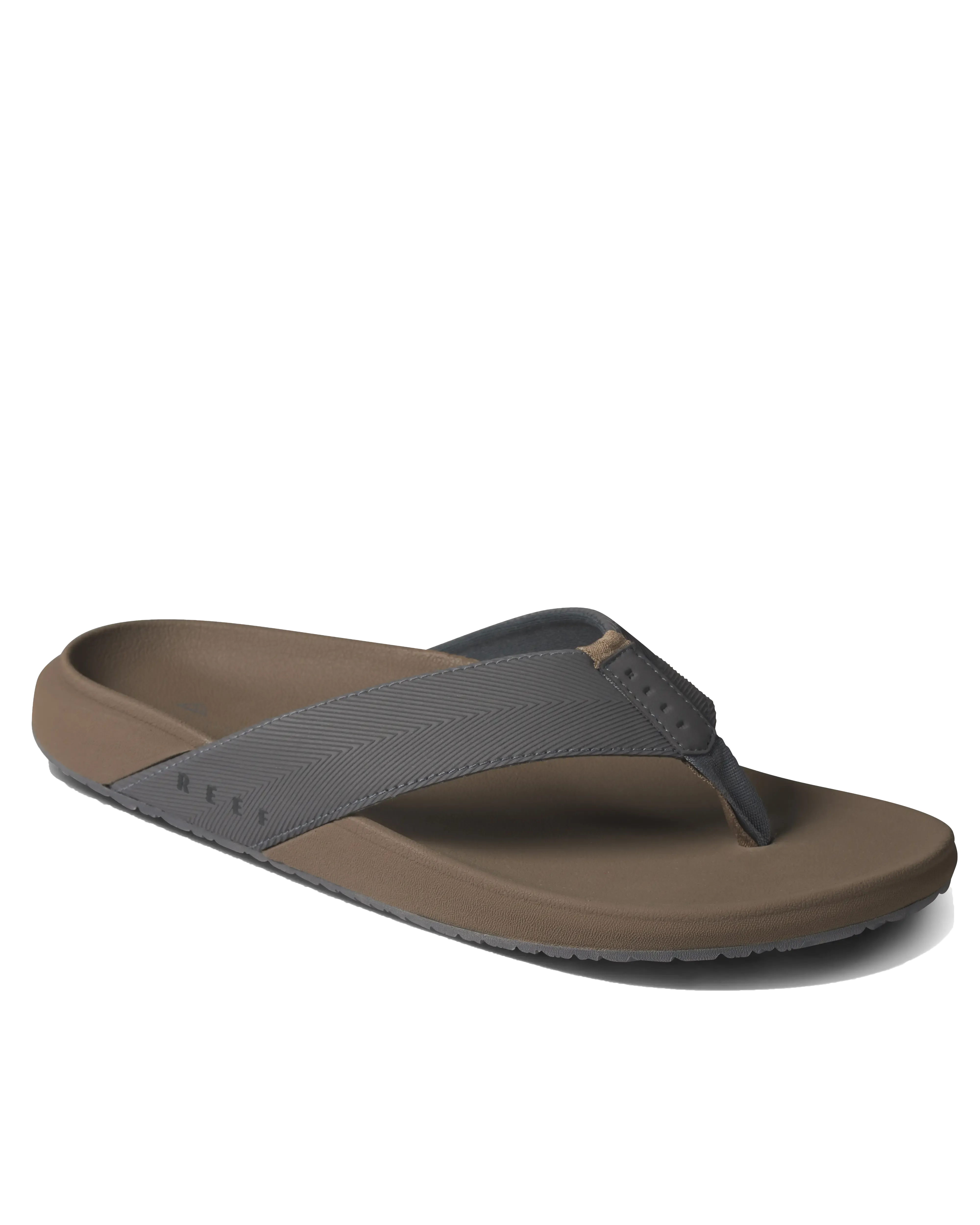 The Raglan Flip Flops in Fossil & Grey
