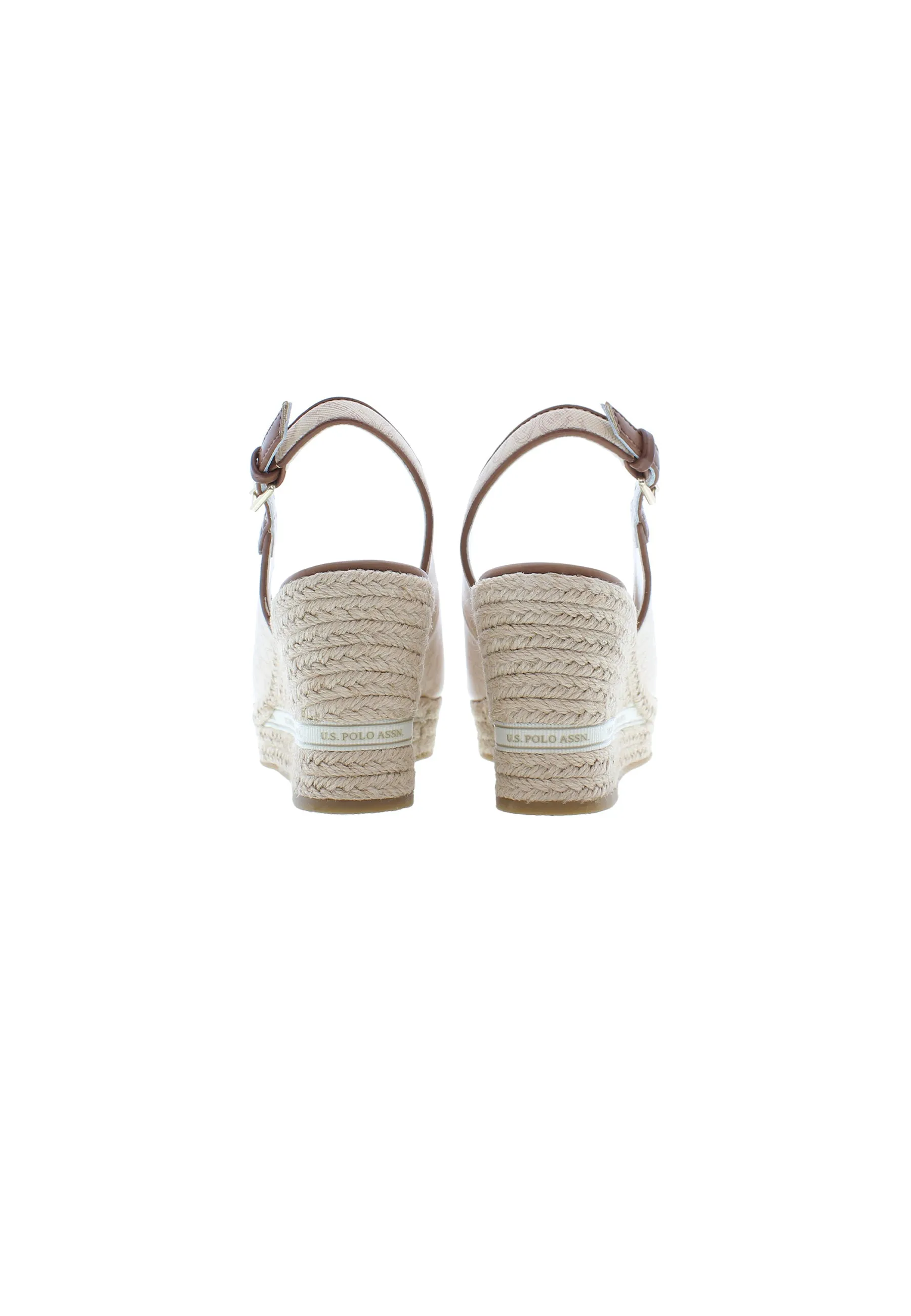 U.S. POLO ASSN.  WOMEN SANDALS IN WHITE