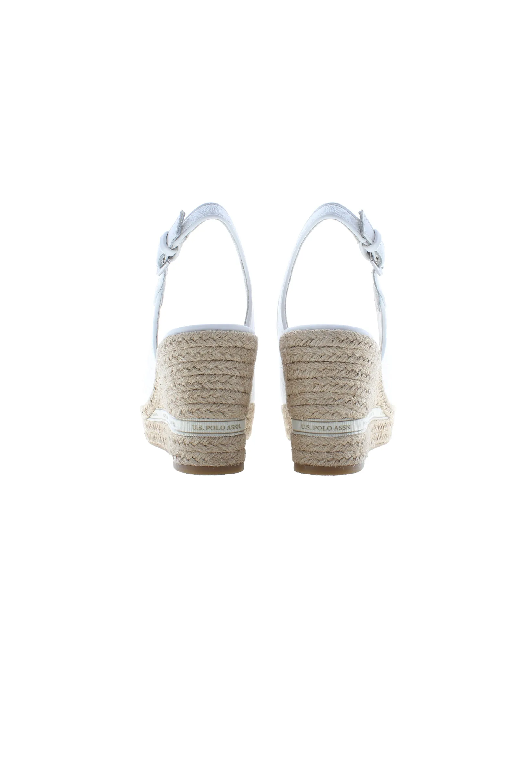U.S. POLO ASSN.  WOMEN SANDALS IN WHITE