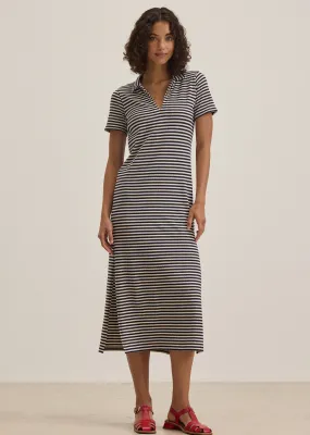 Velvet Khan Yarn Dye Jersey Stripe Dress