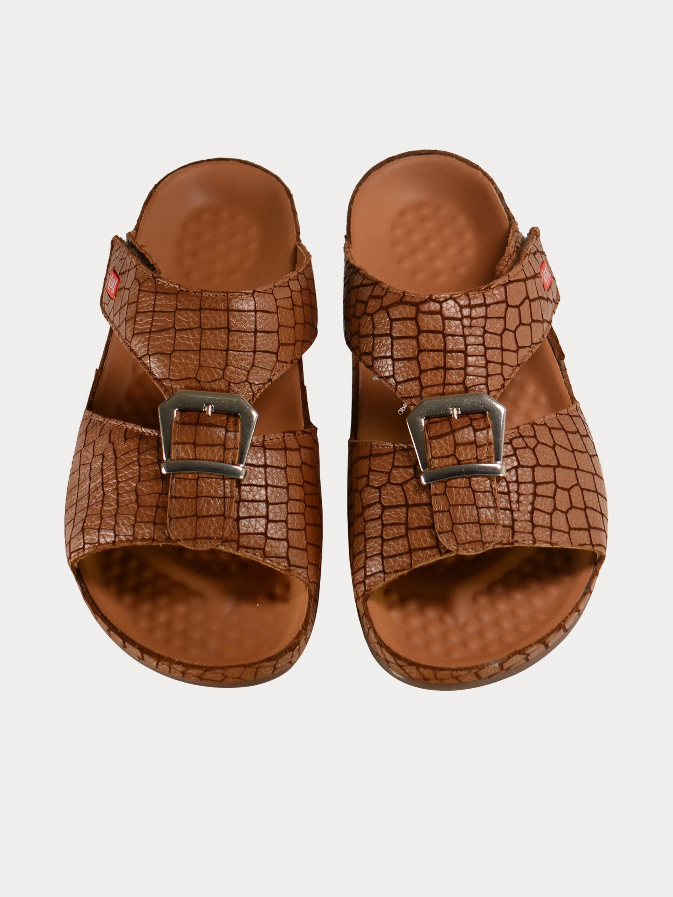 Vital Checked Detail Slider Sandals