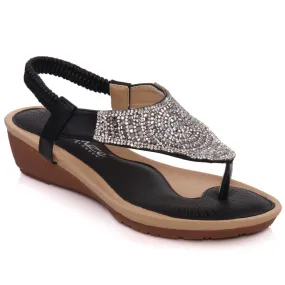 Womens ‘Bonlivia’ Embellished Wedge Sandals