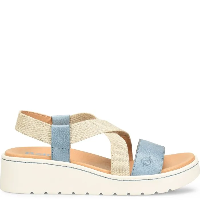 Women's Born Kasady Sandal Color: Blue Azzuro