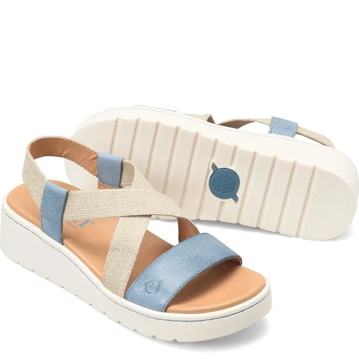 Women's Born Kasady Sandal Color: Blue Azzuro