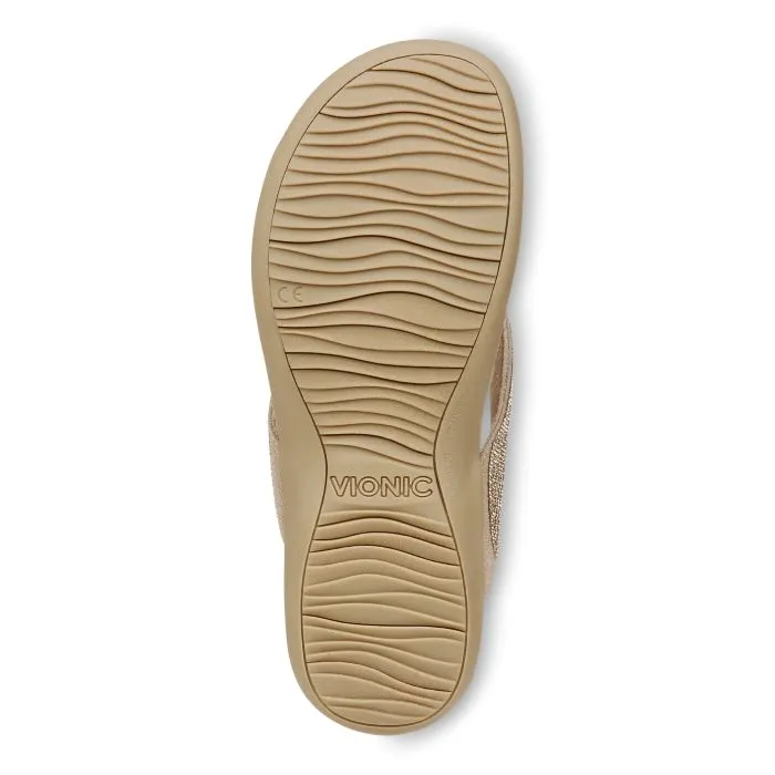 Womens Vionic Dillon Shine in Champagne